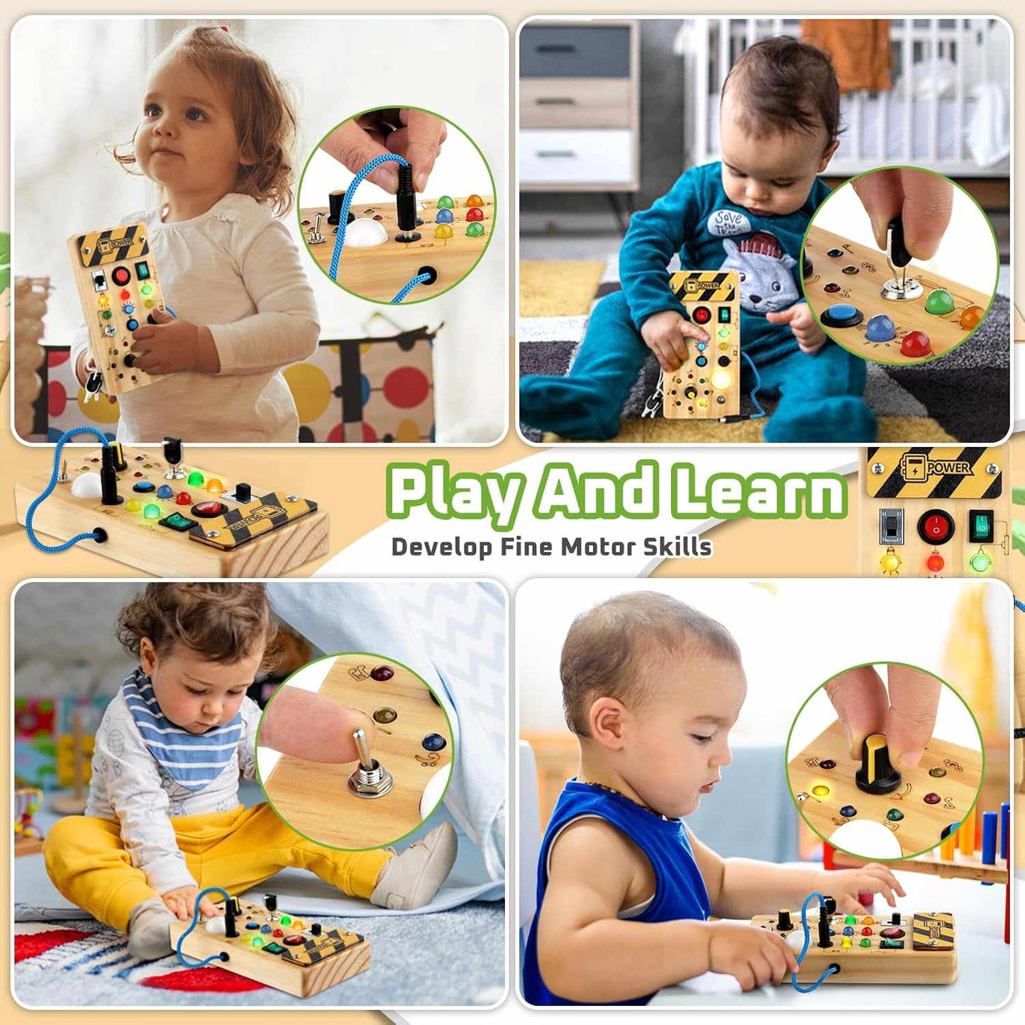 Busy Board Montessori Spielzeug